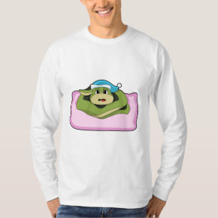 Camiseta Serpiente durmiendo con gorra nocturna
