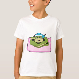 Camiseta Serpiente durmiendo con gorra nocturna