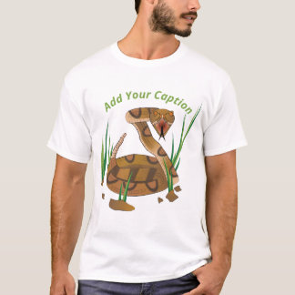 Camiseta Serpiente en la hierba