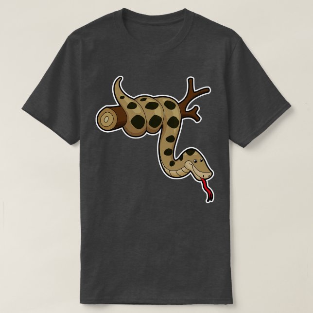 Camiseta Serpiente en rama (Diseño del anverso)