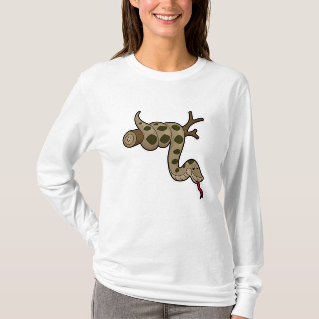 Camiseta Serpiente en rama (Anverso)