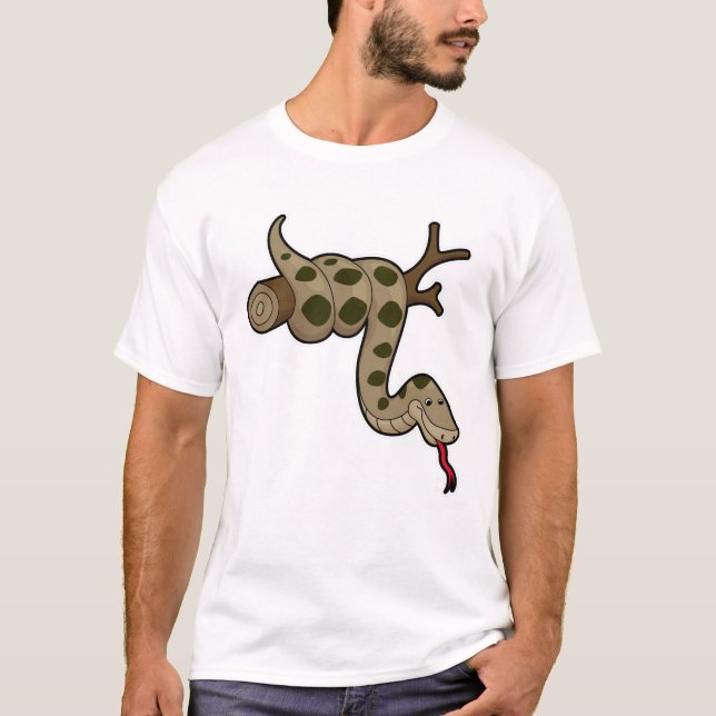 Camiseta Serpiente en rama (Anverso)
