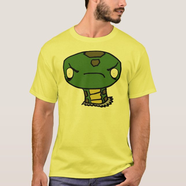 Camiseta Serpiente enojada (Anverso)