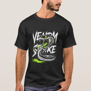 Camiseta Serpiente enrollada con Personalizado de texto de