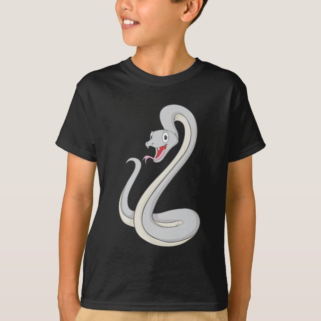 Camiseta Serpiente feliz de la mamba negra (Anverso)