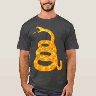 Camiseta Serpiente Gadsden Amarilla sin Grasa