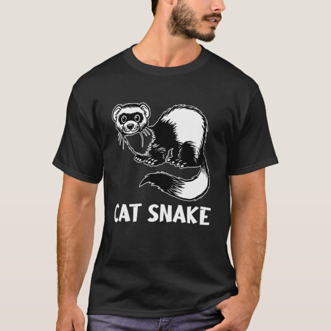 Camiseta Serpiente Gato Animales (Anverso)