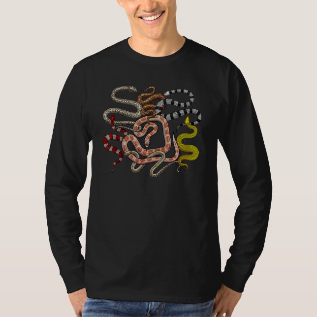 Camiseta Serpiente Guay Para Hombres Mujeres Boa Serpent Co (Anverso)