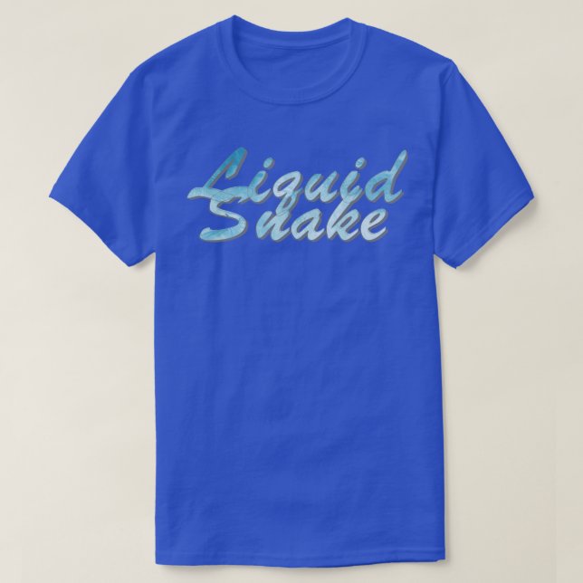 Camiseta Serpiente líquida (Diseño del anverso)