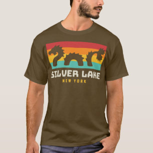 Camiseta Serpiente Marina del Lago Silver Lake Monstruo del