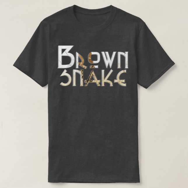 Camiseta Serpiente marrón (Diseño del anverso)