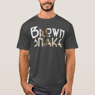 Camiseta Serpiente marrón