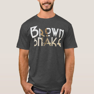 Camiseta Serpiente marrón