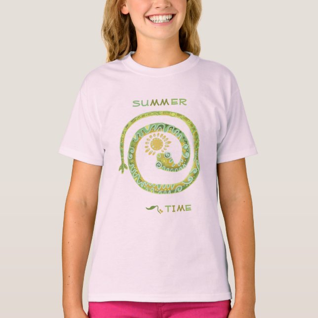 Camiseta serpiente mística (Anverso)