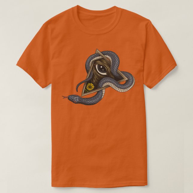 Camiseta Serpiente negro de mamba 1  (Diseño del anverso)