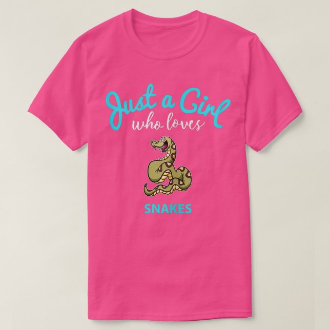 Camiseta Serpiente para Chicas Niñas Serpiente (Diseño del anverso)