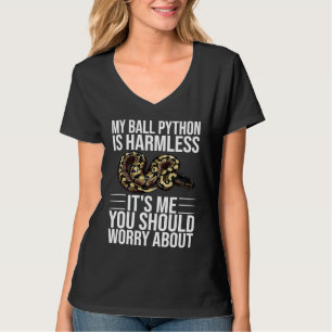 Camiseta Serpiente Pitón de Bola Hombres Mujeres