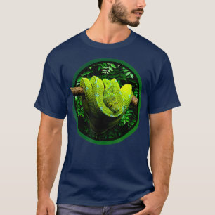 Camiseta Serpiente Python Green Tree Reptile Keepers