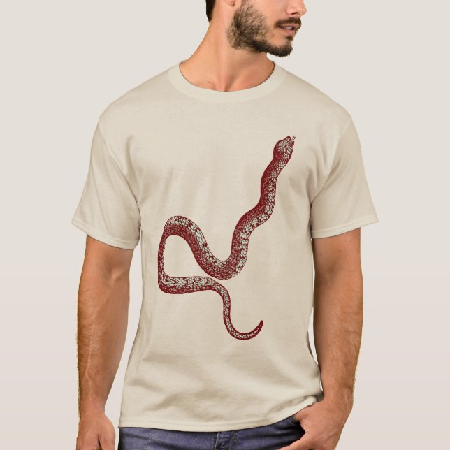 Camiseta Serpiente resbaladiza (Anverso)
