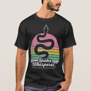 Camiseta Serpiente retro vintage Whisperer Sner Lover Funny
