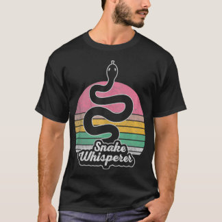 Camiseta Serpiente retro vintage Whisperer Sner Lover Funny