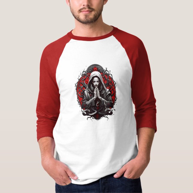 Camiseta Serpiente sacerdotisa de la sombra (Anverso)