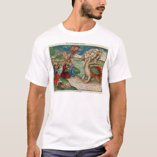 Camiseta serpiente Siete-dirigida del libro de