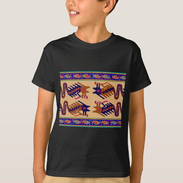 Camiseta Serpiente Tribal Inca (Anverso)