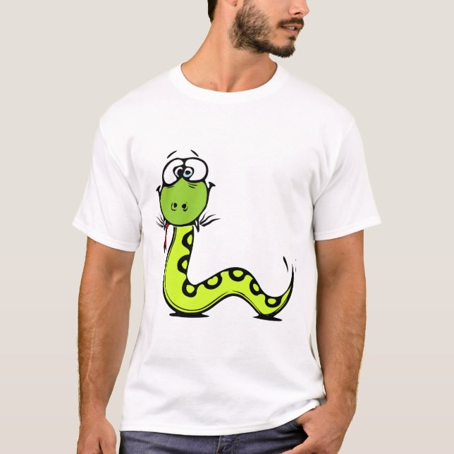 Camiseta Serpiente verde (Anverso)