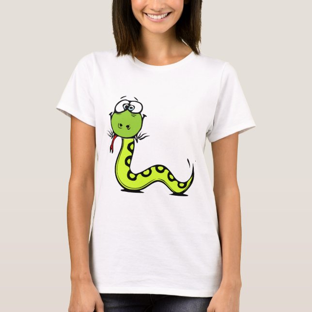Camiseta Serpiente verde (Anverso)