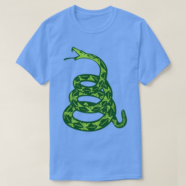 Camiseta Serpiente verde de Adén sin Grasa (Diseño del anverso)
