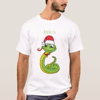 Serpiente verde suave con personalizado de sombrer