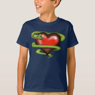 Camiseta Serpiente y corazón