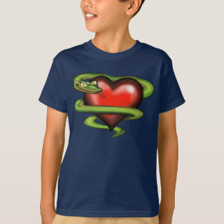 Camiseta Serpiente y corazón