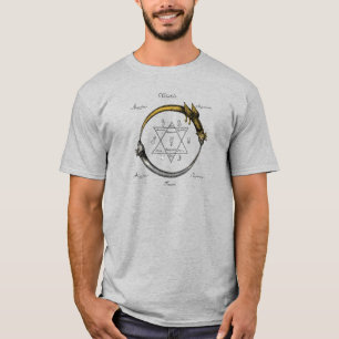 Camiseta Serpiente y dragón Ouroboros