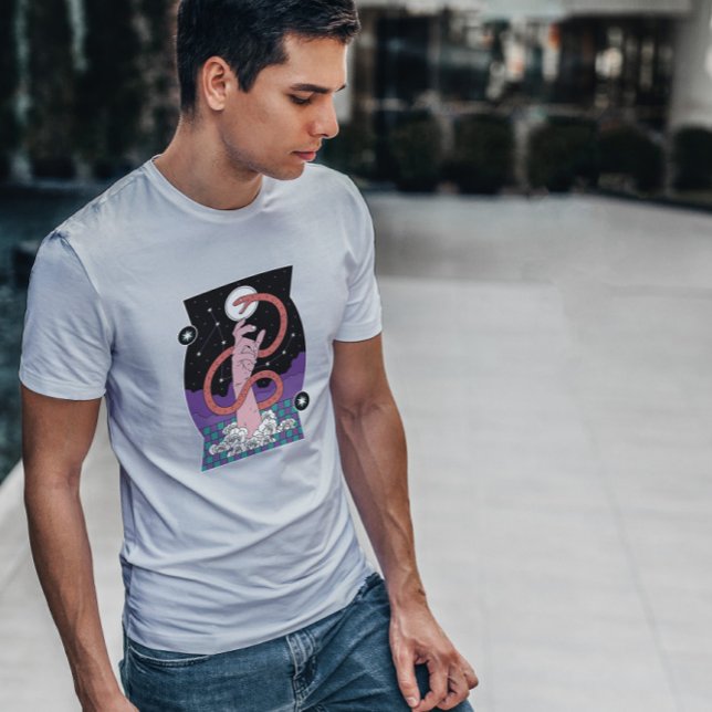 Camiseta Serpiente Y Mano (Subido por el creador)