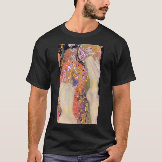 Camiseta Serpientes de Agua, Gustav Klimt (Anverso)