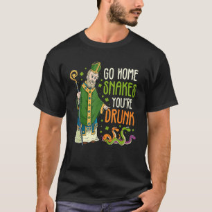Camiseta Serpientes de San Patricio Vayan a Casa, están bor