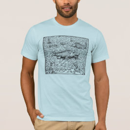 Camiseta Serpientes marítimos y barcos balleneros