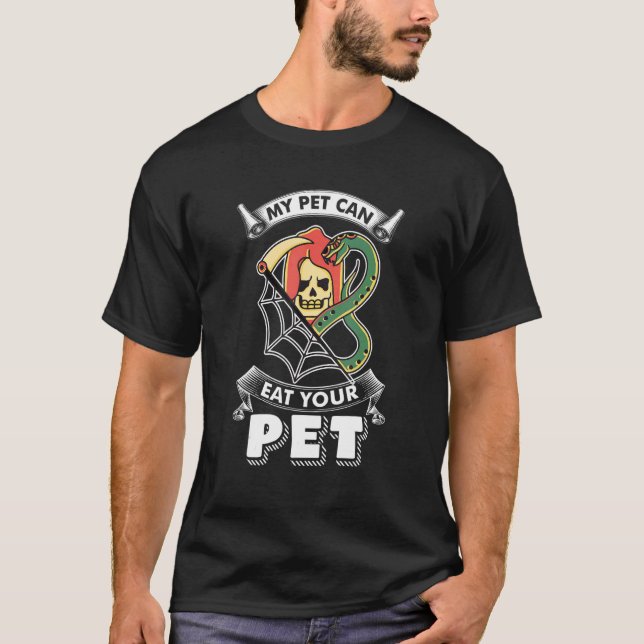 Camiseta Serpientes serpientes serpientes venenosas (Anverso)
