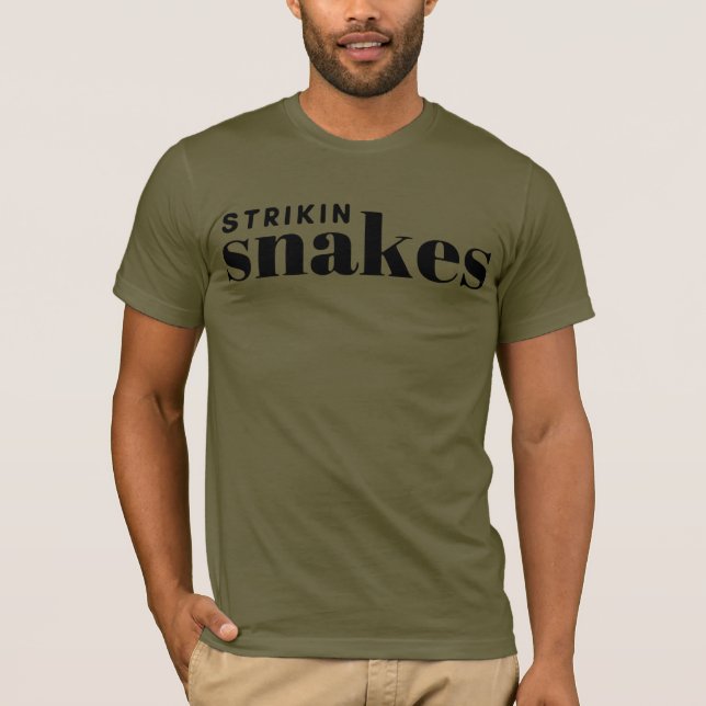 Camiseta Serpientes Strikin (Anverso)