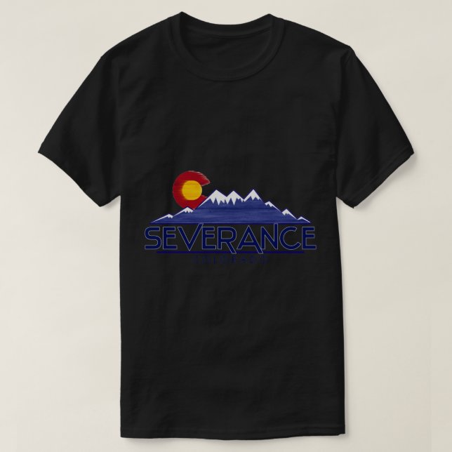 Camiseta Serranías de madera de Colorado (Diseño del anverso)