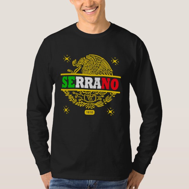 CAMISETA SERRANO MEXICO GOLD (Anverso)