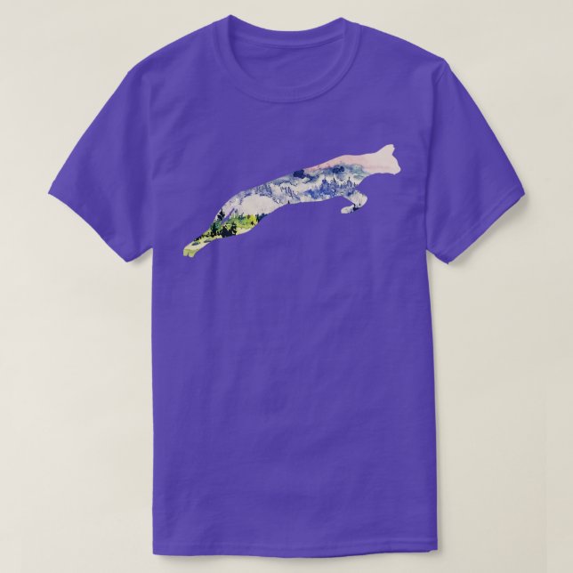 Camiseta Serval gato 2 (Diseño del anverso)