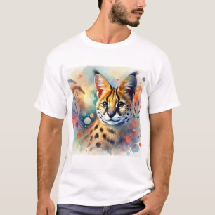 Camiseta Serval Majesty 020924AREF115 - Watercolor