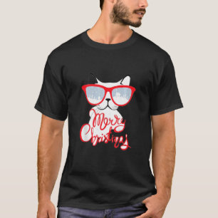 Camiseta Servant Cat Xmas Tree Merry Christmas Face Mask