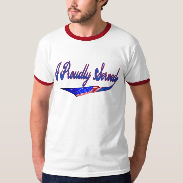 Camiseta Serví orgulloso mi país (Anverso)