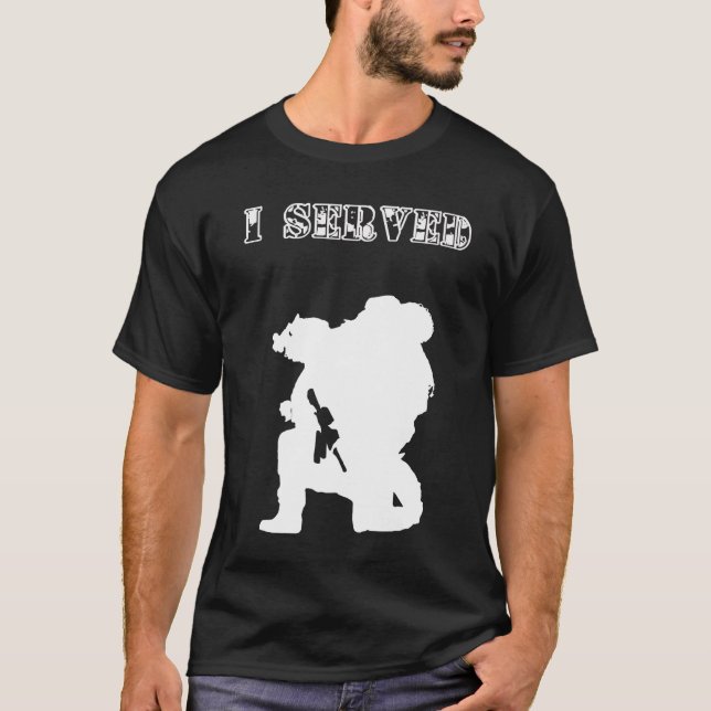 Camiseta Serví:  Soldado (Anverso)