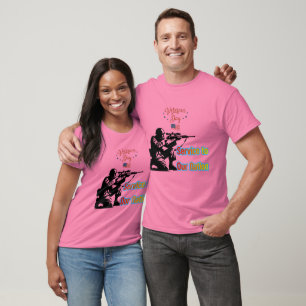 Camiseta Service To Nation rosa caliente