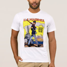 Camiseta Servicio activo en tierra y el mar